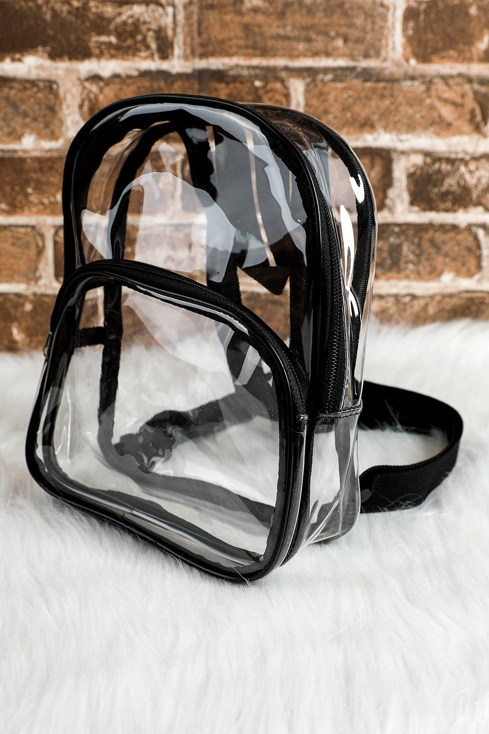 Clear Zipper Backpack