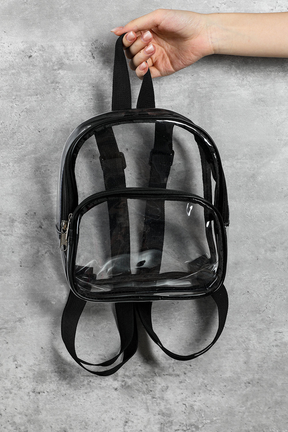 Clear Zipper Backpack