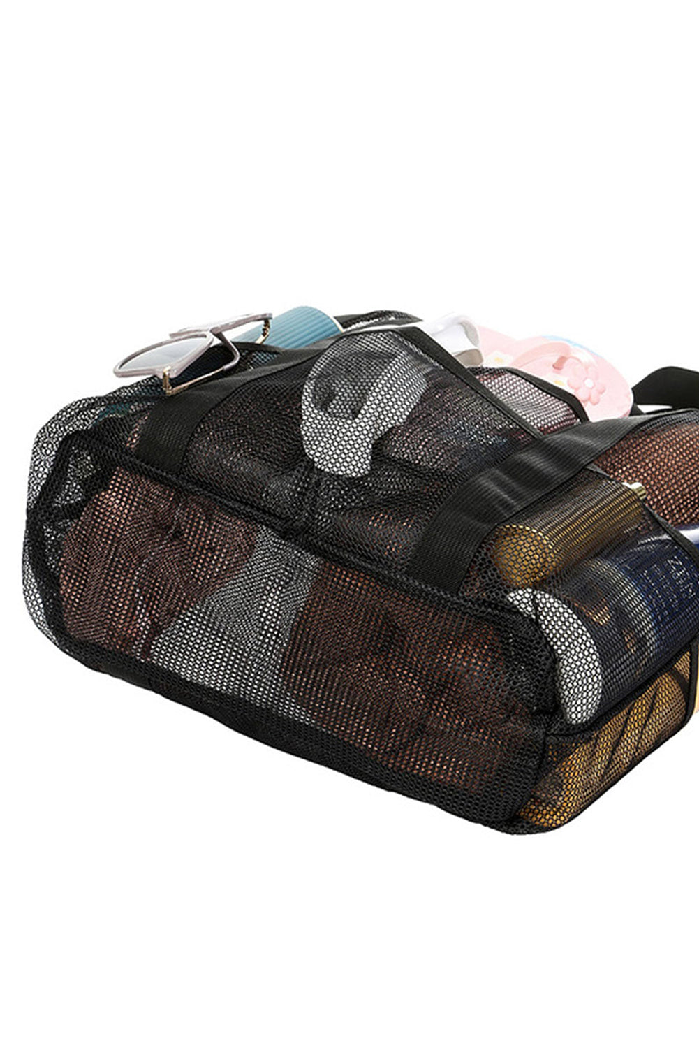 Black Mesh Travel - Large Capacity Bag