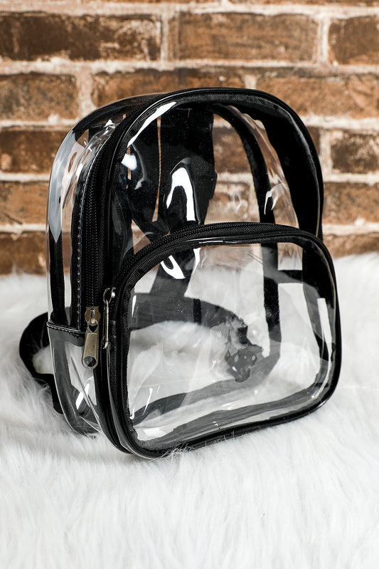 Clear Zipper Backpack